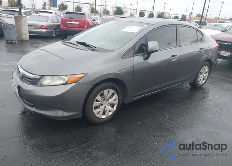 2012 Honda Civic Lx из США, поврежденный, VIN 2HGFB2F55CH304171